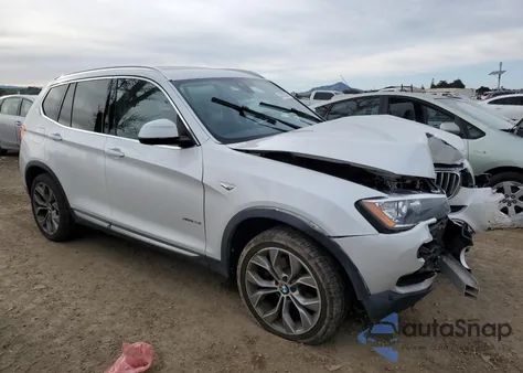2016 BMW X3 xDrive28I из США, поврежденный, VIN 5UXWX9C50G0D94113